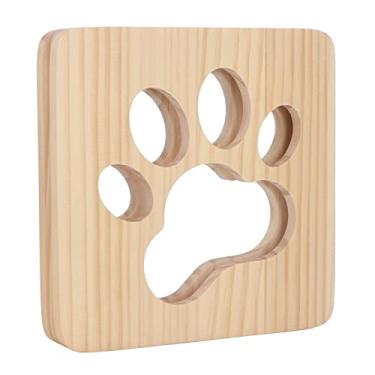 Imagem de Zerodis Luzes Noturnas Luzes Proteção para Os Olhos Lâmpada Portátil de Pinho 3D Lâmpadas Brancas Quentes Com Interface USB para Escritório Quarto Sala de Estar Pata de Gato de Madeira Luz Noturna