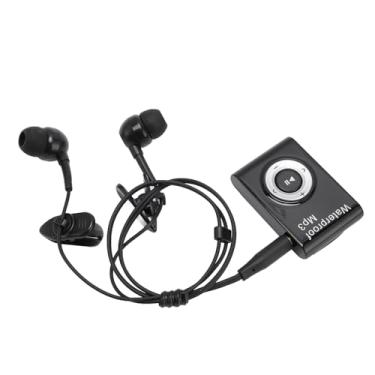 Imagem de Sonew Leitor de Mp3 de Natação Com Memória de 8 GB Perfeito para Mergulho, Surf, Corrida, Reprodutor de Música Subaquático Com Fone de Ouvido para Esportes Ao Ar Livre (Preto)