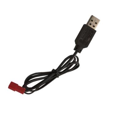 Imagem de MERIGLARE Cabo de carregamento USB com plugue JST, de alto desempenho, leve e, de 3,6 V para helicópteros, quadricópteros e outros brinquedos de