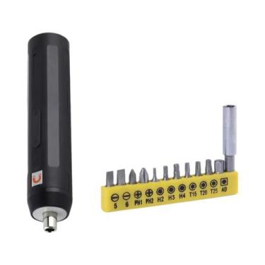 Imagem de Conjunto De Furadeira E Chave De Fenda Sem Fio Multifuncional 3Nm 3.7V