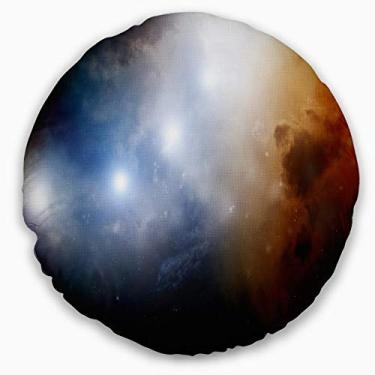 Imagem de Sala de estar, sofá, almofada de alta qualidade + capa de almofada impressa em ambos os lados 40,64 cm da Designart brilhante Sky' Spacescape