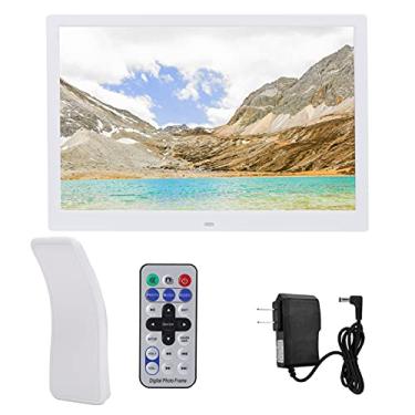 Imagem de Cryfokt Porta-retratos Digital HD 1280x800 de 15 Polegadas, Suporte Multimídia e Porta-retratos Habilitado para WiFi, Digital Com Relógio, Calendário, Despertador e (plugue americano)