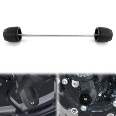 Imagem de Xitomer Sliders de eixo dianteiro compatíveis com YZF-R3 2015-2025, MT-03 2016-2025, protetor de colisão da estrutura da roda do garfo dianteiro da motocicleta (dianteiro)