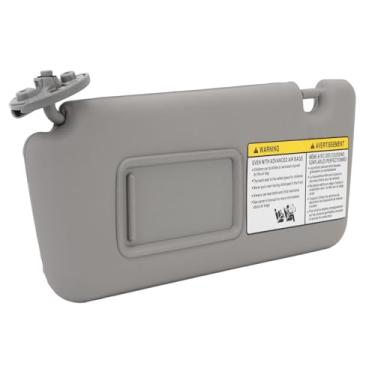 Imagem de Generic Lado Esquerdo do Motorista Cinza Adequado para Viseira Solar Com Espelho de Maquiagem, Proteção UV para 2004-2005, Construção Em ABS Durável, Ajuste de Carro para Viseira Solar para