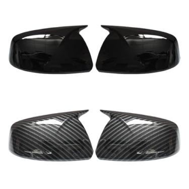 Imagem de Compatível com Benz AB Classe W169 A160 W245 2008-2012 Capa de espelho retrovisor de carro de fibra de carbono(Carbon Look)