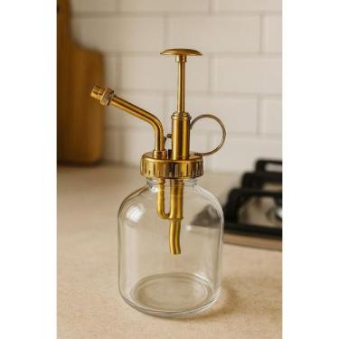 Imagem de Porta Perfume Borrifador Pulverizador Vintage Vidro 200ml Borrifa Plan