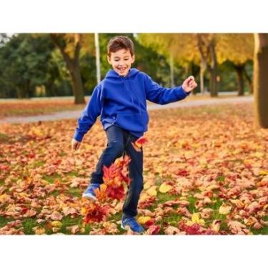 Imagem de Blusa Moletom Infantil Flanelada com Bolso e Capuz Ajustável Confortável do 02 ao 16-Unissex