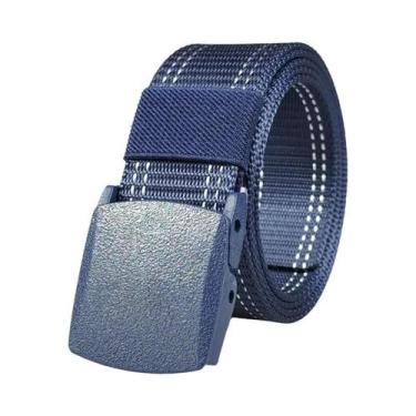 Imagem de Cinto Tático De Nylon Branco Com Fivela Automática Para Homens E Mulhe