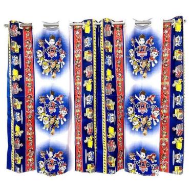 Imagem de Cortina Infantil 2,00 X 1,60 Quarto Brinquedoteca Menino - Ametista De