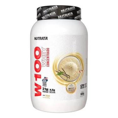 Imagem de 100% Whey (900g) - Sabor: Baunilha - Nutrata