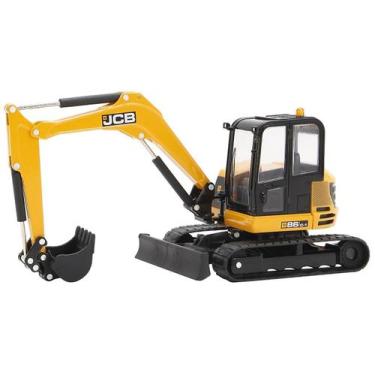 Imagem de Escavadeira Midi modelo JCB Diecast 86C-1 em escala 1:32 - Gloome Stor