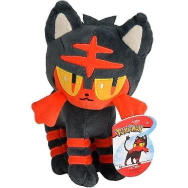 Imagem de Brinquedo de pelúcia Pokémon Litten 20cm - Gloome Store