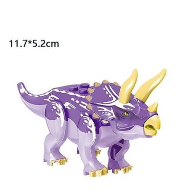 Imagem de Brinquedo de blocos de construção Jurassic Dinosaur Park compatível co