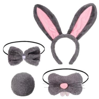 Imagem de Conjunto de fantasias BOXOB Bunny Costume Accessories para mulheres