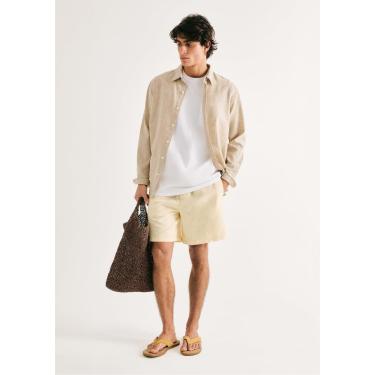 Imagem de Shorts Masculino Fio Tinto Com Linho-Masculino