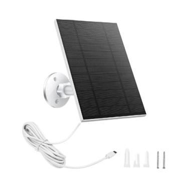 Imagem de Carregador Solar Portátil De 10W 5V Para Câmera Com Saída Micro USB Ti