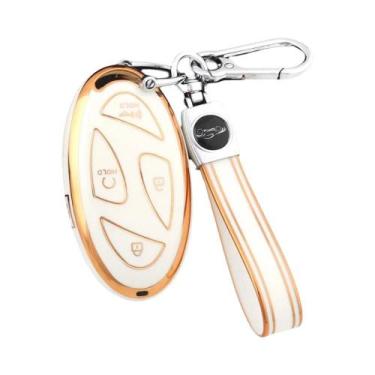 Imagem de Capa De Chave Remota De Carro TPU Para Hyundai IONIQ 6 Kona 5 7 Botões