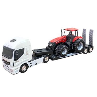 Imagem de Caminhão Iveco Plataforma Trator Case Magnun 689 - Usual Brinquedos, S