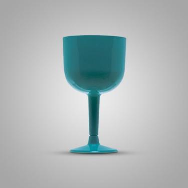 Imagem de Taça para Gin Pit 500 Gin Azg Acrílico 500ml Conjunto 8 Unidades Azul Plastilânia
