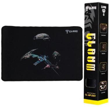 Imagem de Mouse Pad Gamer Clanm Jungle Com Superfície Estampada Micro  Weave Res