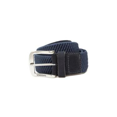 Imagem de Cinto Masculino Democrata Elástico Denim Navy, 95