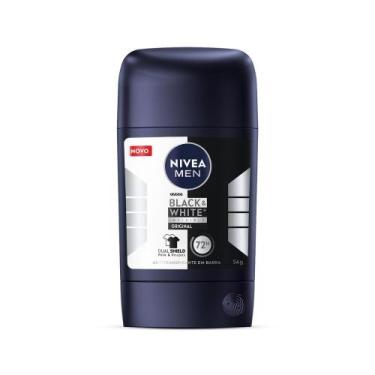 Imagem de Desodorante Nivea Men Stick Black & White Invisible Original 54g