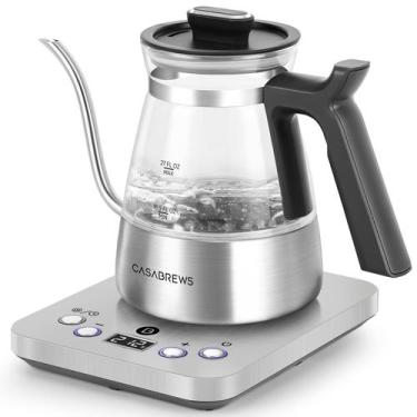 Imagem de Chaleira Elétrica CASABREWS Gooseneck 0,8L com controle de temperatura