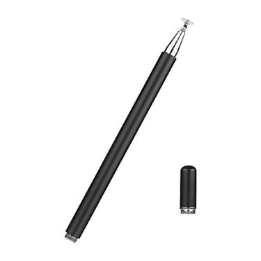 Imagem de Caneta Stylus Caneta tiva Universal com Absorção Magnética Controle de Toque Sensível à Cabeça de Silicone para Telefone Tablet Preto