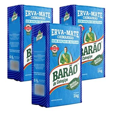 Imagem de Kit Com Erva Mate Moída Grossa Barão Cotegipe Vácuo 1 kg Cada