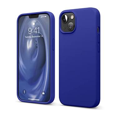 Imagem de elago Capa compatível com iPhone 13, capa de silicone líquido, capa protetora de câmera de corpo inteiro, à prova de choque, capa de telefone fina, forro de microfibra macio antiarranhões, 15.5 cm
