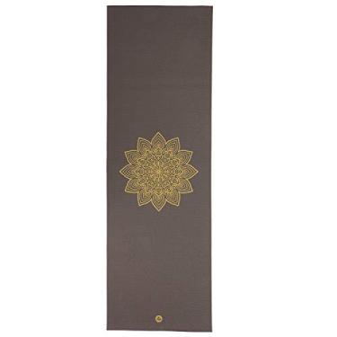 Imagem de YOGATERIA Bodhi Tapete Yoga Rishikesh Mandala PVC ECO Premium | 4,5 mm espessura | Treino Ginástica e Pilates | Resistência Máxima Indestrutível (Grafite)