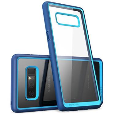 Imagem de SUPCASE Capa estilo besouro unicórnio projetada para Galaxy Note 8, capa transparente protetora híbrida premium para Galaxy Note 8 2017 Release (azul marinho)