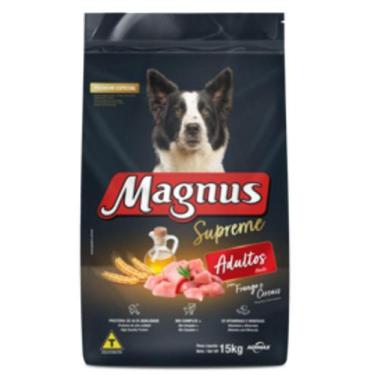 Imagem de Ração Magnus Supreme Cães Adulto Frango E Cereais 15Kg - Adimax