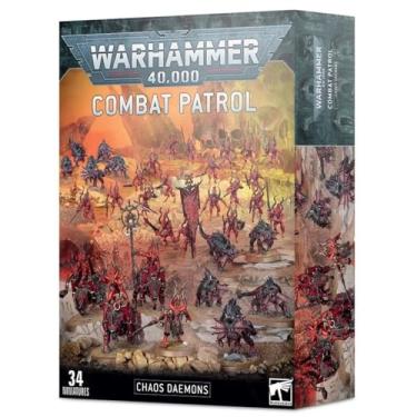 Imagem de Games Workshop Conjunto de miniaturas Warhammer 40.000 Combat Patrol Chaos Daemons em caixa