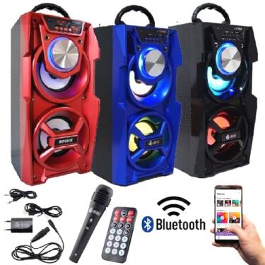 Imagem de INFOKIT Caixa De Som Bluetooth Amplificada Com Usb Microfone M867bt
