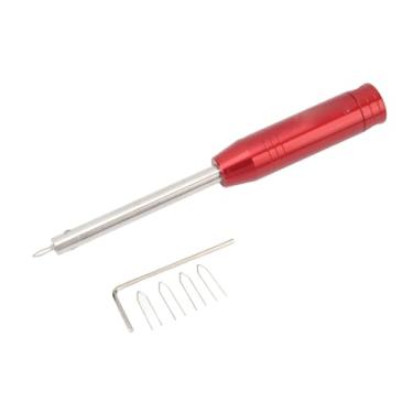 Imagem de Ferramenta de tampa de raio de bicicleta, chave de mamilo com raio de roda de bicicleta, instalação de chave de mamilo, inserção, conexão, remoção, instalação, manutenção, chave (vermelha)