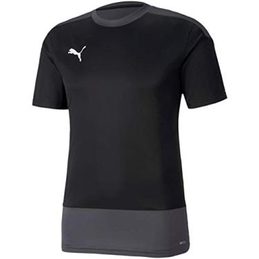 Imagem de Puma - Camiseta masculina de treinamento Teamgoal 23, tamanho: médio, cor: PUMA preto/asfalto
