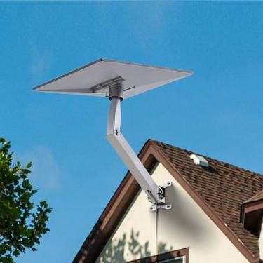 Imagem de Kit de montagem ajustável Starlink Gen 3 Adaptador de tubo Starlink Gen 3/V3, suporte de parede Starlink Gen 3/V3, suporte de telhado, suporte de poste, suporte de parede longa, placa de montagem para