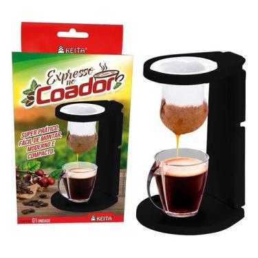 Imagem de Mini Coador de Café Passador Com Suporte Individual Dobrável - Keita
