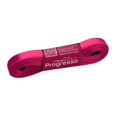 Imagem de Fita de Cetim 10mm nº2 - 10m Cor 2055 Rosa Amaranto - 1 unidade - Fita
