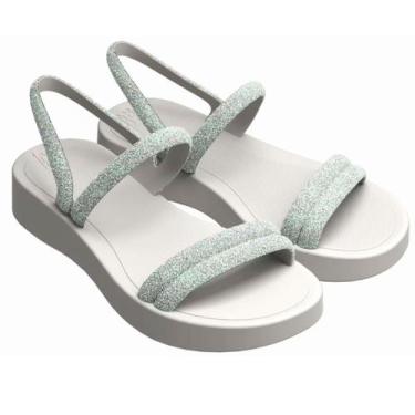 Imagem de Sandalia Papete Feminina Anatomica Zaxy Glitter, 35, Off white