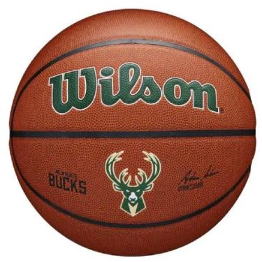 Imagem de Bola de Basquete Wilson NBA Team Alliance MILWAUKEE BUCKS