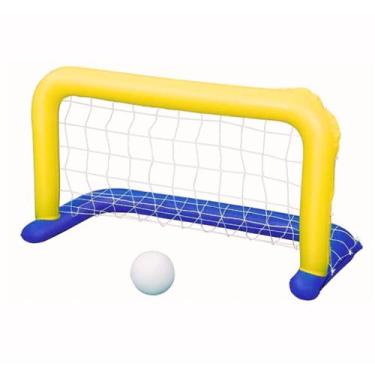 Imagem de Jogo Gol Trave Bola Play Center Futebol 1,42m x 76cm Inflável Brinqued