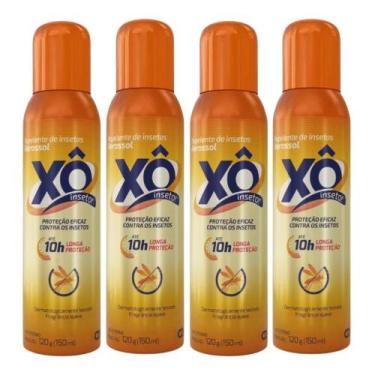 Imagem de Kit Xô Inseto Repelente Aerossol Com 4 Uni De 150ml Cada - CIMED