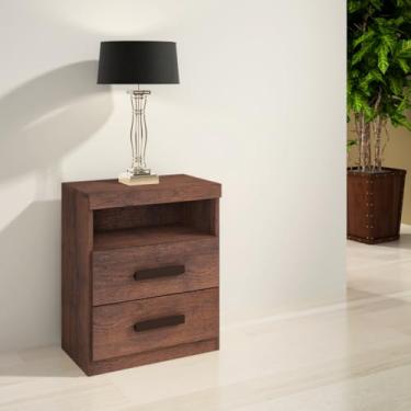 Imagem de Mesa de Cabeceira Criado Compacto Quarto Cama Café