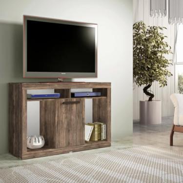 Imagem de Rack para TV Até 42 Polegadas Sala Multiuso 1 Porta Rústico