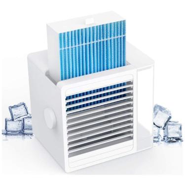Imagem de Climatizador de Ar Brizer, Individual, USB, 2 Velocidades, Branco 110V