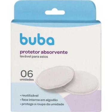 Imagem de Kit protetores absorventes p/ seios lavaveis - buba