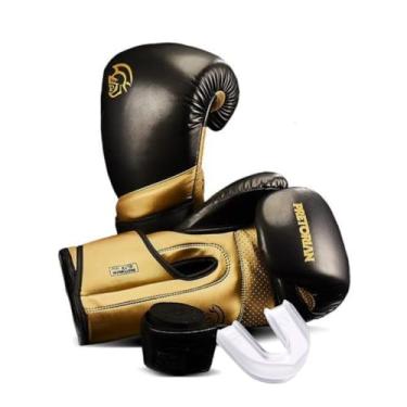 Imagem de CONJUNTO BOXE/MUAY THAI PRETORIAN ELITE - 1 PAR DE LUVAS +1 PAR DE BANDAGEM 4,5M