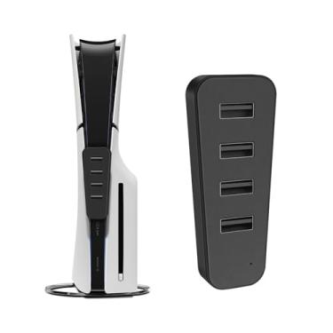 Imagem de TNP Products Hub Usb De 4 Portas Para Ps5 Slim Edition - Adaptador Extensor 2.0 Alta Velocidade, Acessórios, Conector Expansor, Somente Playstation 5, Preto